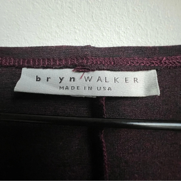 Bryn Walker Taylor Ponte Knit V Neck Oversized Maxi Dress Midi Port Womens XS - Picture 5 of 11